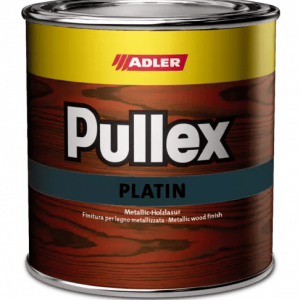 Лазурь для дерева ADLER Pullex Platin с эффектом "металлик"