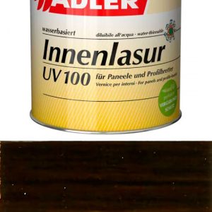 Лазурь для дерева ADLER Innenlasur UV 100 цвет LW 02/5 Ebenholz