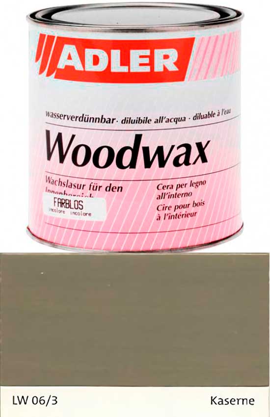 Воск для дерева ADLER Woodwax цвет LW 06/3 Kaserne