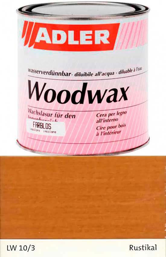 Воск для дерева ADLER Woodwax цвет LW 10/3 Rustikal