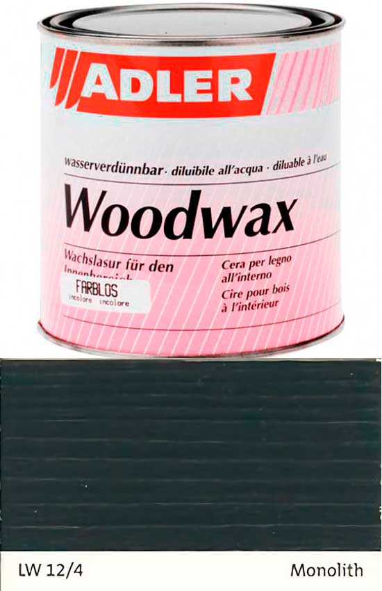 Воск для дерева ADLER Woodwax цвет LW 12/4 Monolith