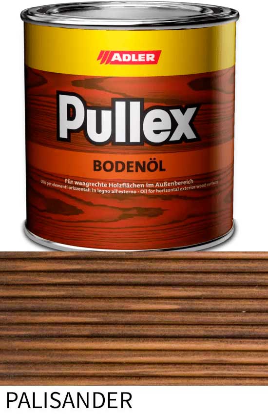 Террасное масло ADLER Pullex Bodenöl цвет Palisander