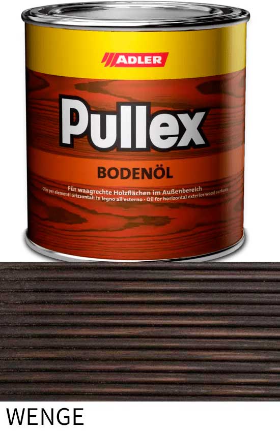 Террасное масло ADLER Pullex Bodenöl цвет Wenge